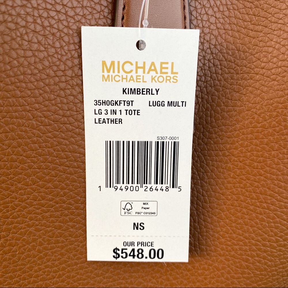 NWT Michael Kors Kimberly Large 3 in 1 Tote - Picture 6 of 6